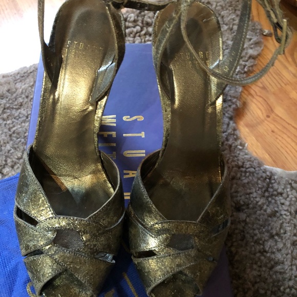 Stuart Weitzman platform peep toe shoes - Picture 2 of 4